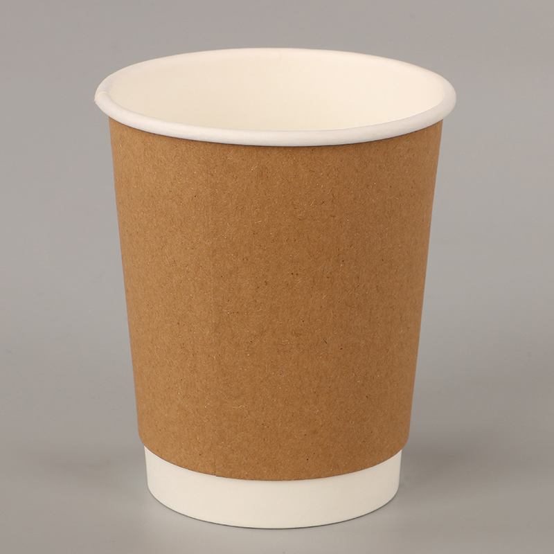 Copos de Papel Dupla Parede para Bebidas Quentes e Frias Personalizados Descartáveis Impressos ODM OEM Sem Pfas à Venda 8oz 10oz 12oz 16oz 22oz 24oz 26oz Revestidos de PLA PE