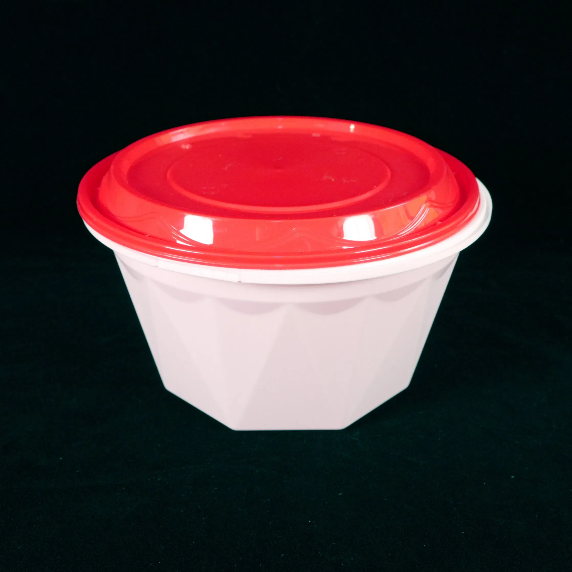 Caixa descartável de plástico higiénica, sem odor, de alta qualidade e grau alimentício para takeout