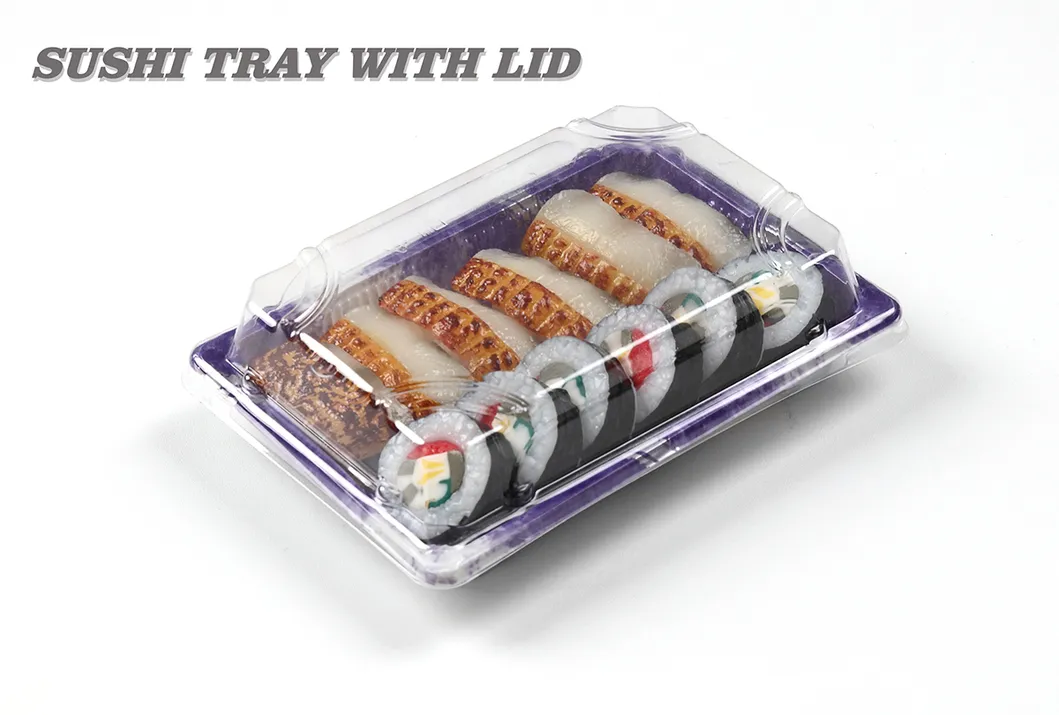 Bowl descartável para fast food, recipiente de papel kraft para embalagem de sushi