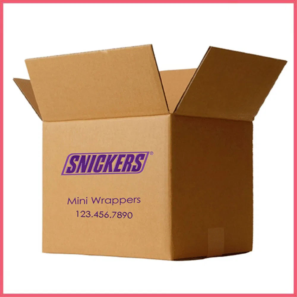 Caixa de papelão ondulado grande personalizada branca e marrom para transporte de vinho, roupas, água, frutos do mar congelados, carne, sapatos, mudança, envio, entrega, embalagem