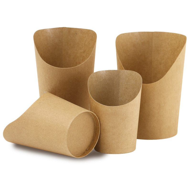 Container de Salada de Papel Kraft para Descarte para Viagem