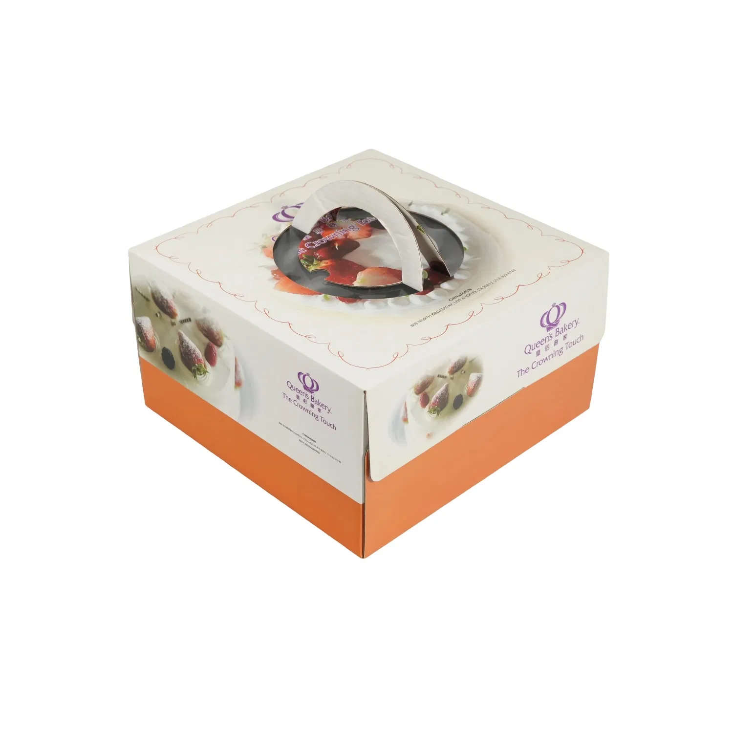 Embalagem de padaria elegante, personalizável, respirável e à prova de gordura para varejo