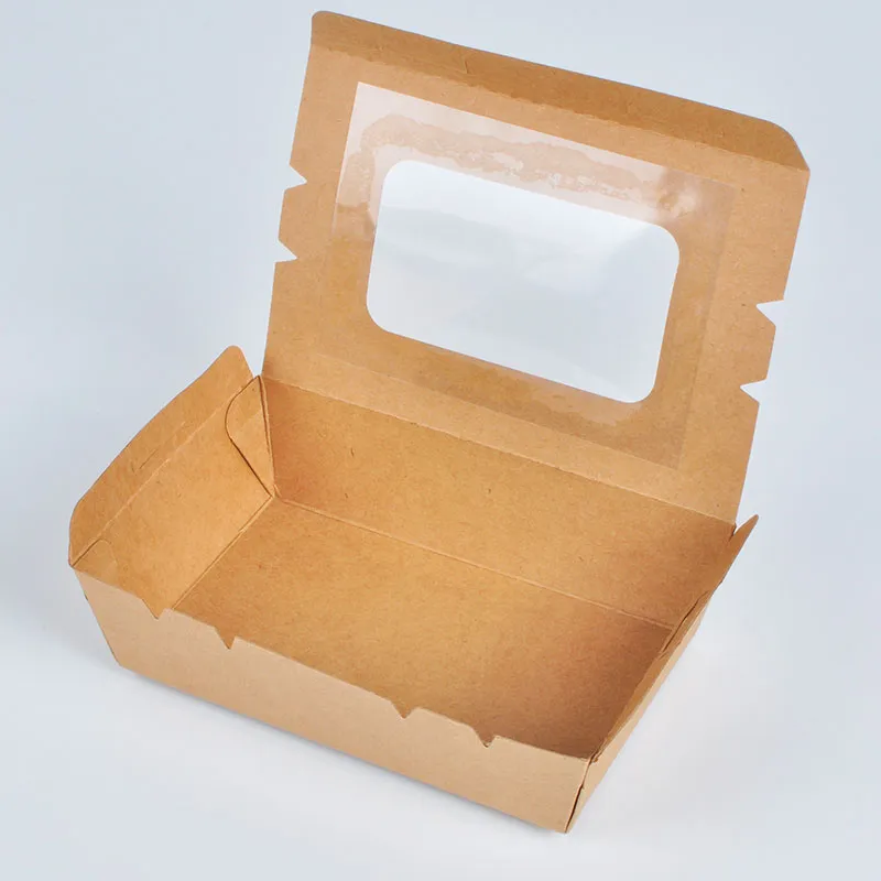 Container de Papel Kraft Descartável para Embalagem de Alimentos 2