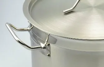 04 Estilo Baixo Corpo Durável Industrial Vapor Multiuso Panela de Cozinha - Pega