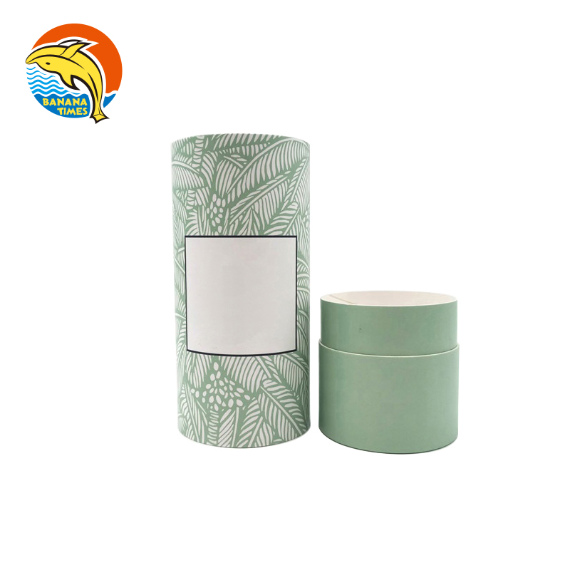 Embalagem de Caixa Cilíndrica Redonda para Perfume Personalizado, Embalagem de Presente, Eco-Friendly, Papel Kraft