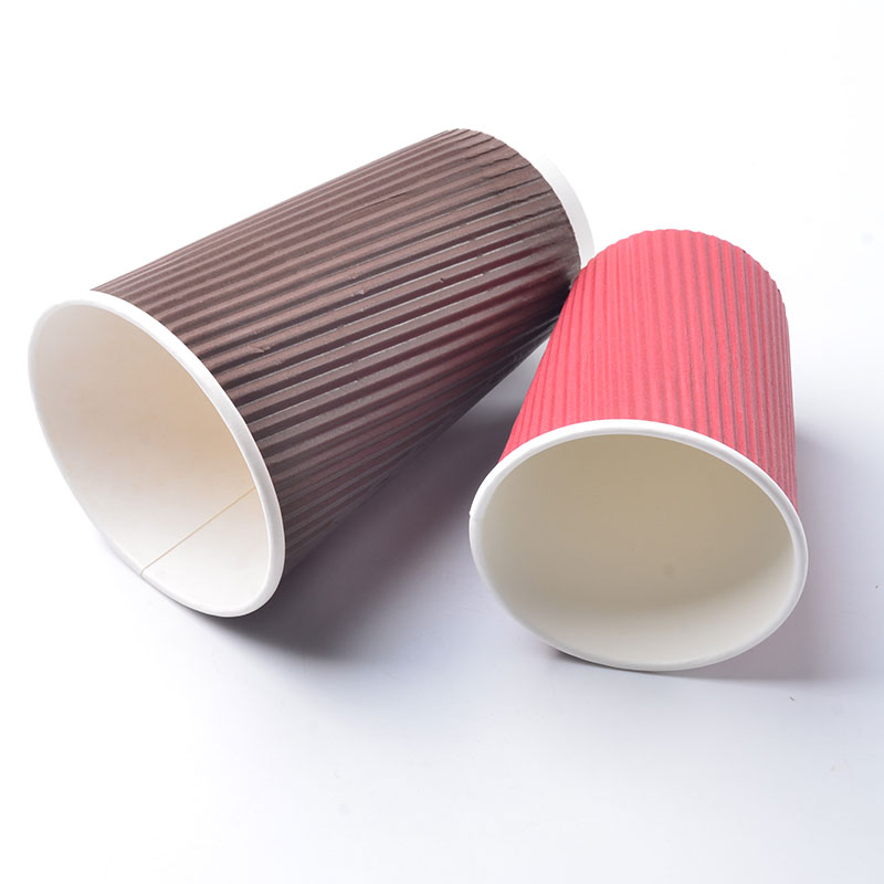 4oz 8oz 10oz 12oz 16oz 20oz Copo de Papel Descartável Personalizado para Bebidas Quentes e Frias com Tampa para Chá de Leite e Café