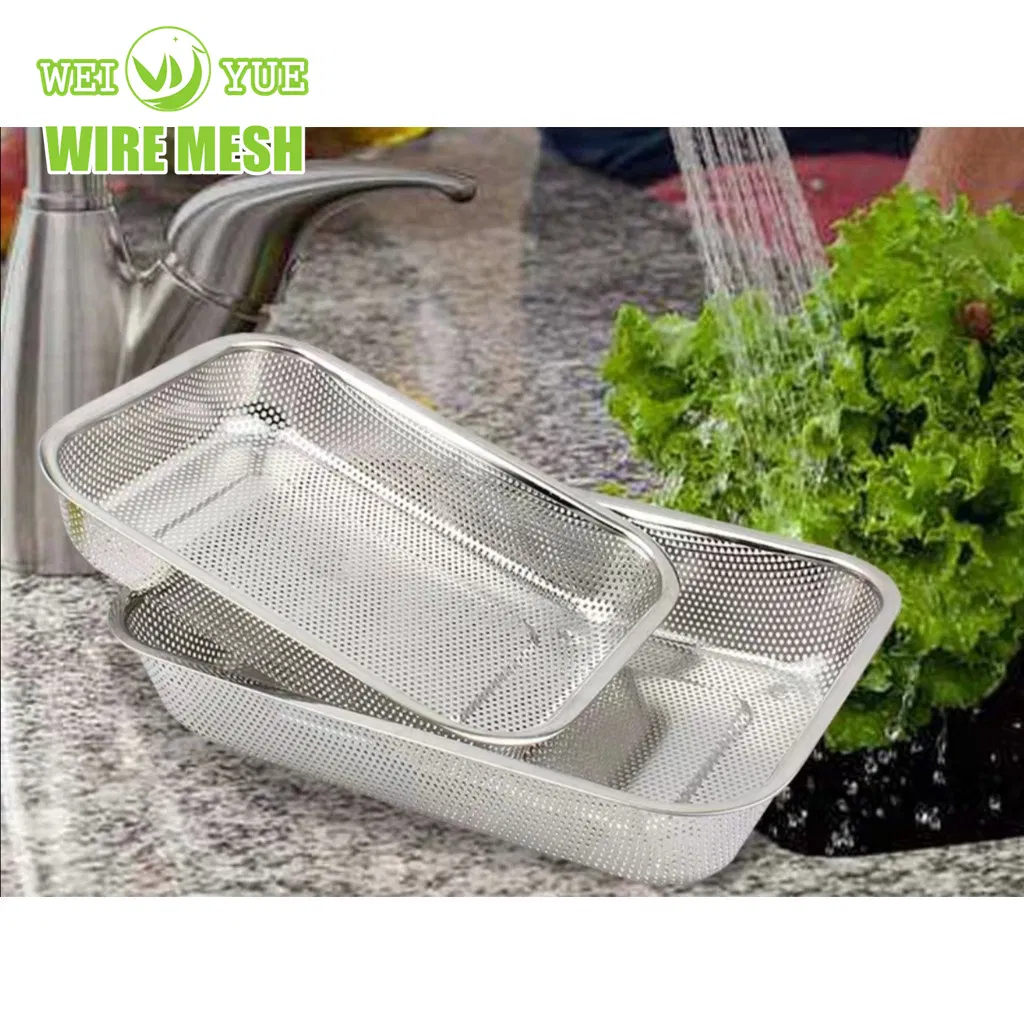 Utensílios de cozinha redondos perfurados de grau alimentício para equipamentos de cozinha
