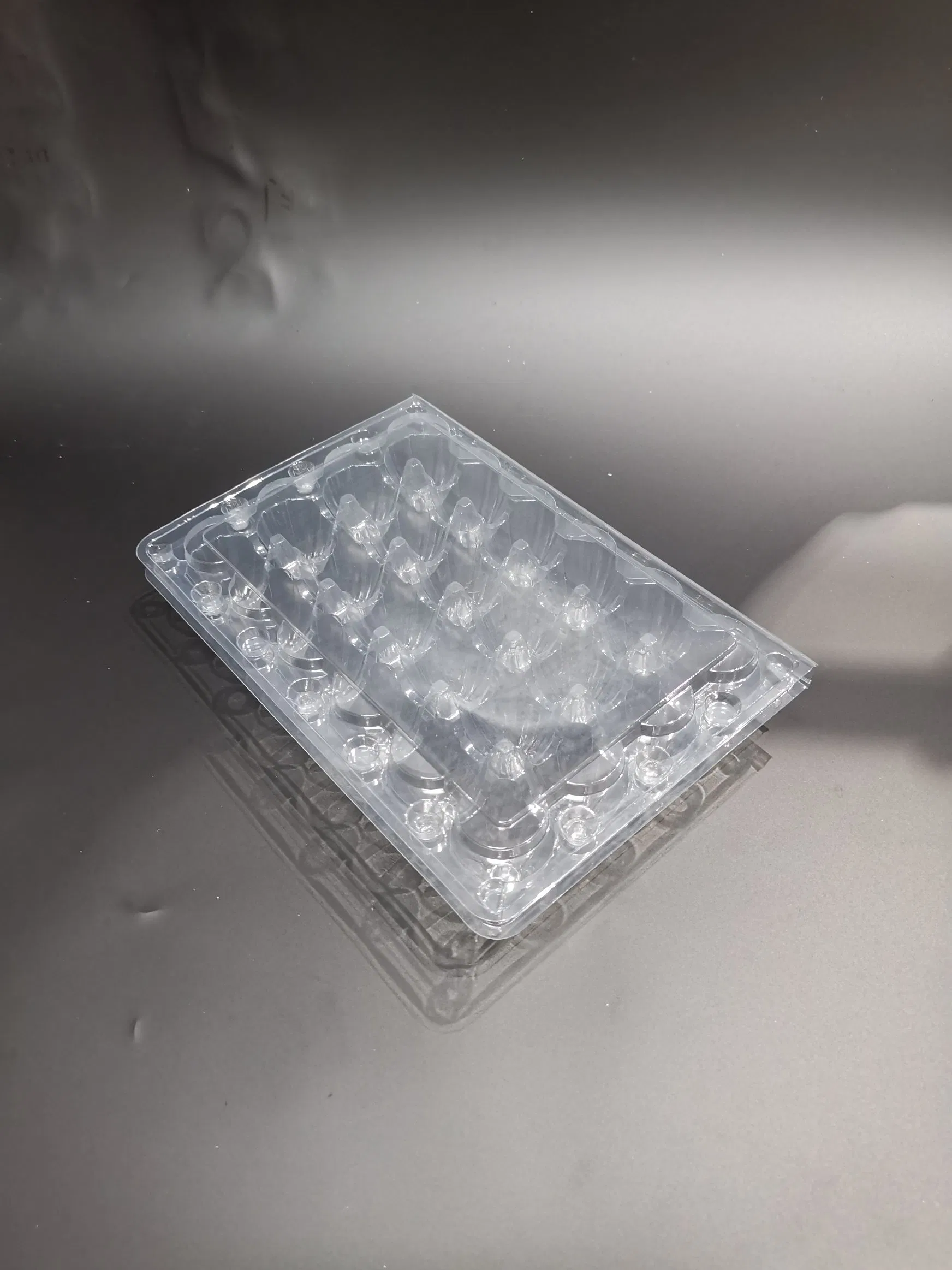 Recipiente de ovo PET reciclável Embalagem clamshell ecológica para atacado em grande quantidade