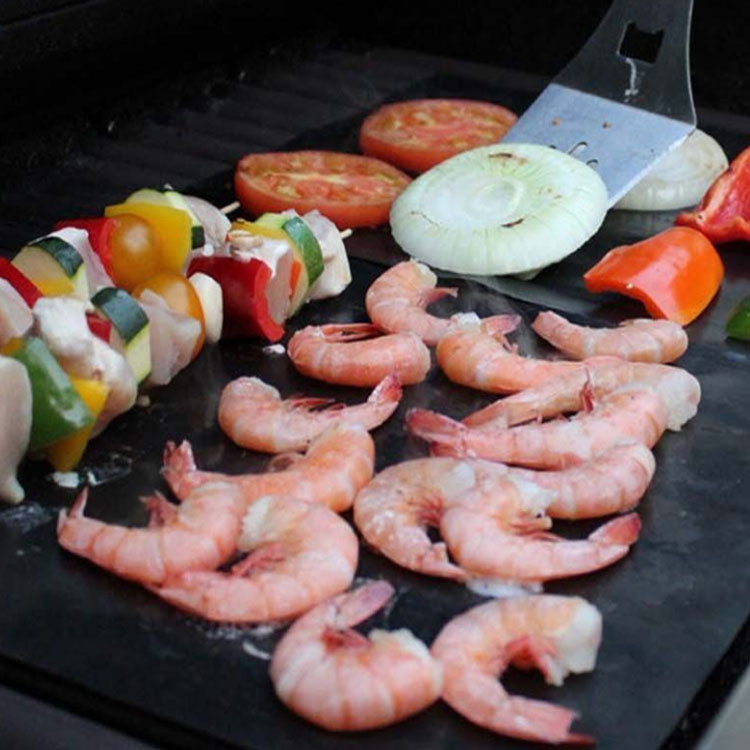 Venda Quente Tapete de Silicone Preto FDA para Churrasco