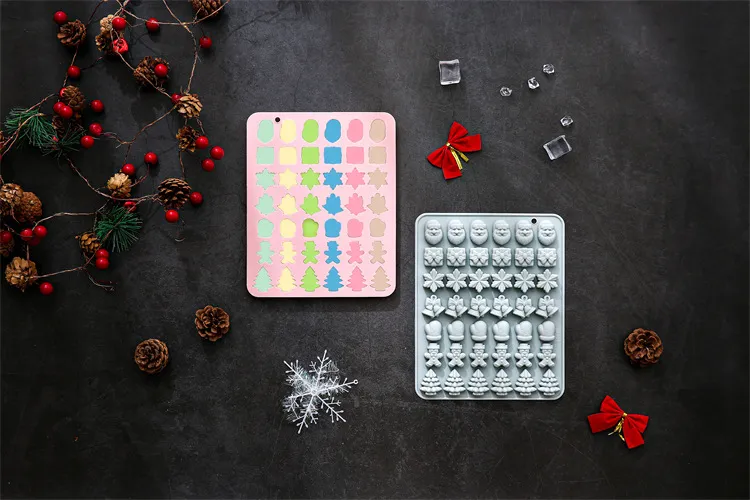 Conjunto de Moldes de Silicone Temáticos de Natal