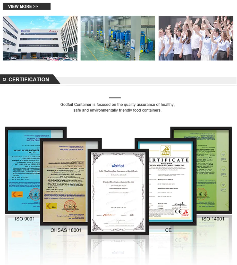 Recipiente de alumínio descartável personalizado para alimentos, bandeja de papel alumínio para assar, recipiente retangular de papel alumínio com tampas de papel