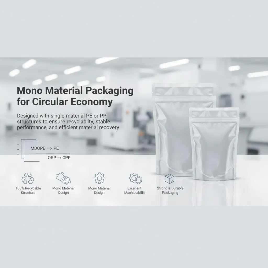 Soluções de Embalagem Mono Ecológicas para Aplicações de Embalagem Flexível Reciclável