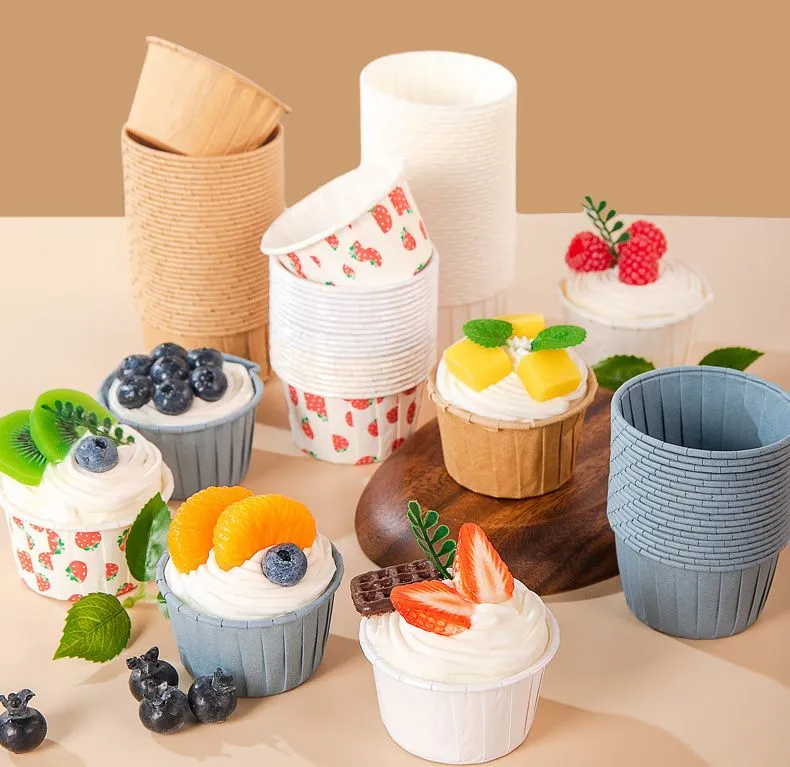 Ferramentas de Confeitaria Papel Resistente ao Calor Forma de Bolo