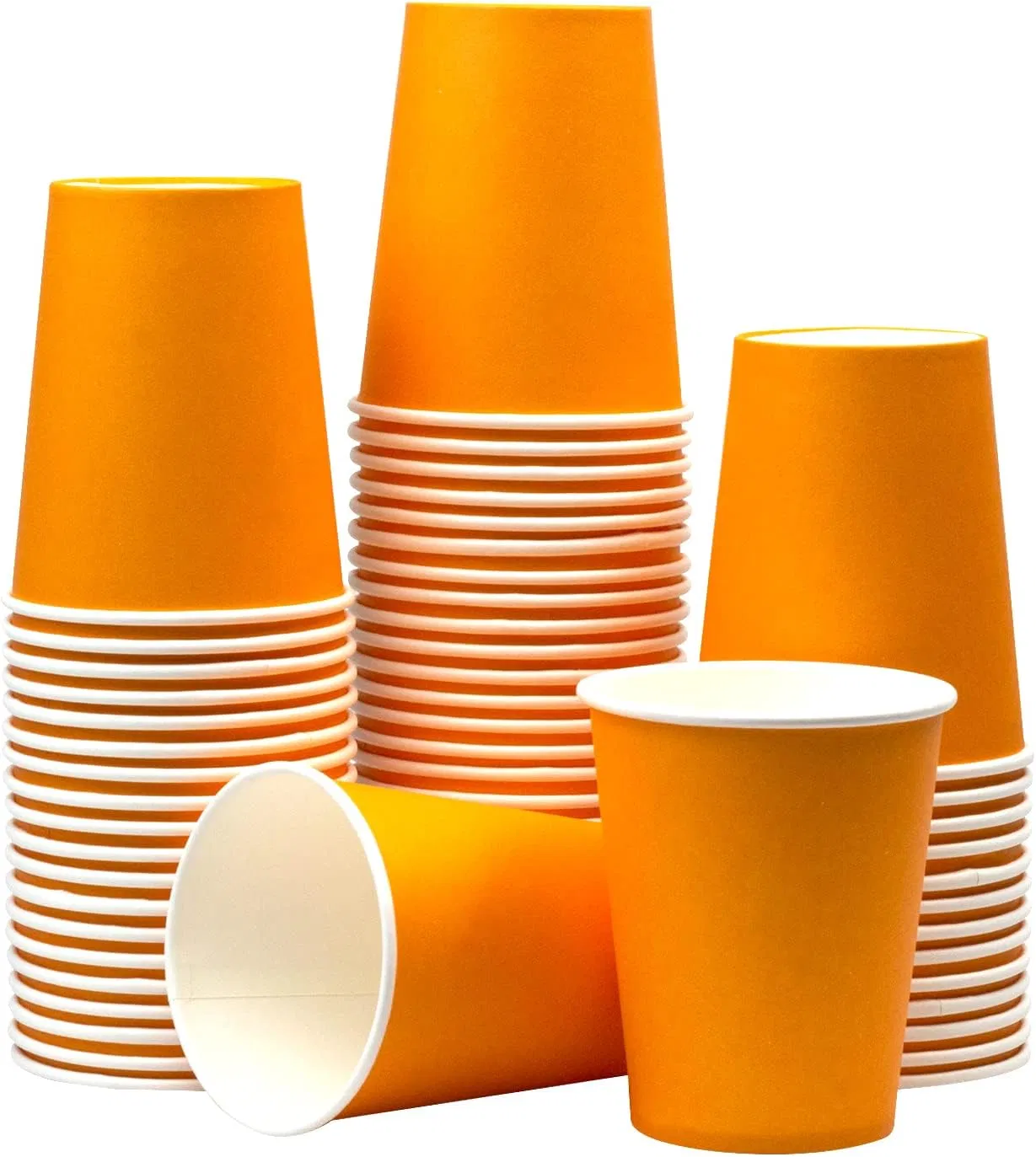 Copos de Papel PLA Descartáveis de Parede Única com Logo Personalizado para Bebidas Quentes e Frias para Café e Chá 8oz 12oz 16oz 20oz Copo Artesanal