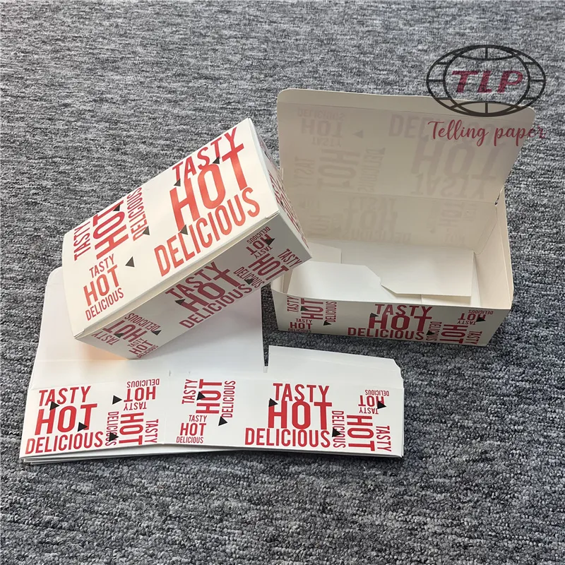 Embalagem de frango frito com design personalizado