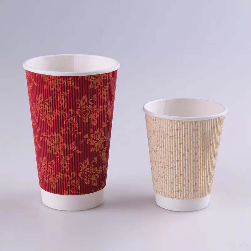 PE 22oz Copo de Papel Personalizado de Parede Simples com Tampa para Bebida Quente Fria