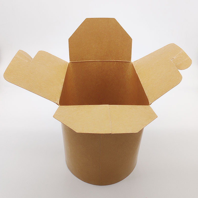 Container de Papel Kraft Descartável para Embalagem de Alimentos, Caixa de Almoço Bento para Viagem, Caixa de Sushi e Salada para Levar
