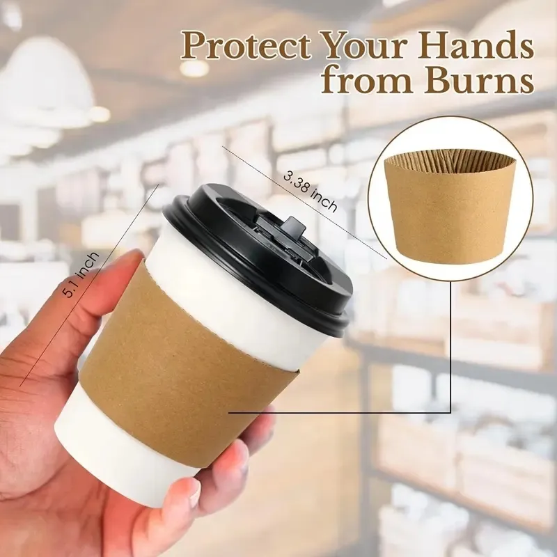 Copo de Papel Frio Biodegradável Descartável 8oz para Bebida Econômico