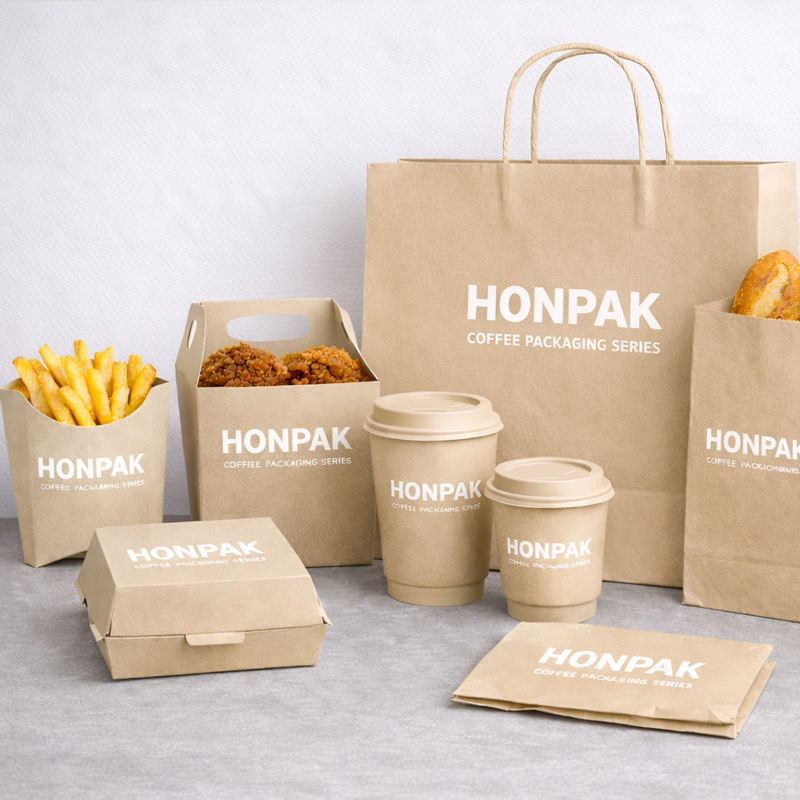 Caixa de embalagem de papel descartável personalizada para amostra gratuita, caixa de comida reciclável, caixa de comida rápida para pizza