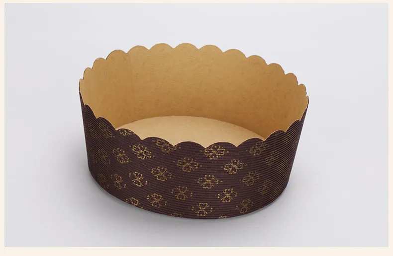 Moldes de Caixa para Bolos Vermelho Marrom Resistente para Copos de Papel para Assar