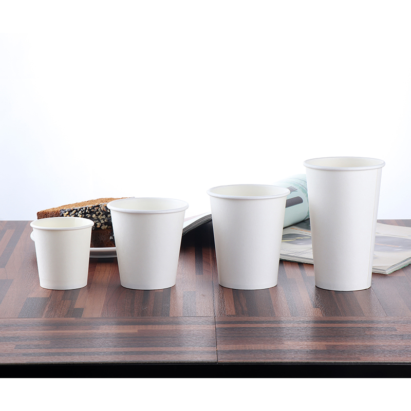 Copo de Papel Descartável Quente PLA Café 4oz 5oz 6 Oz 7oz 8oz Copos de Papel com Logo Copo de Café de Papel
