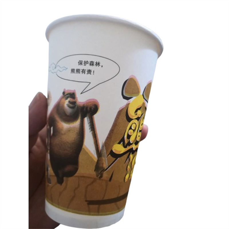 Fabricante Copos de Papel Descartáveis de Parede Simples para Bebidas Quentes e Frias