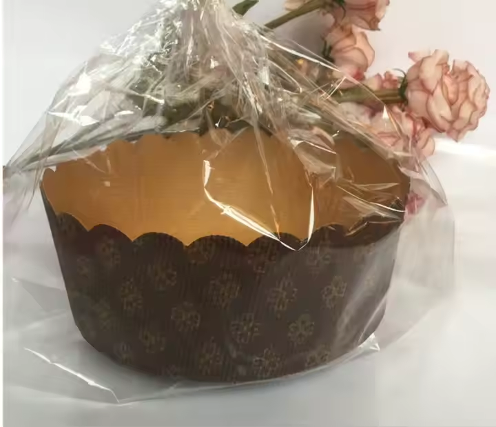 Moldes de Caixa para Bolos Vermelho Marrom Resistente para Copos de Papel para Assar