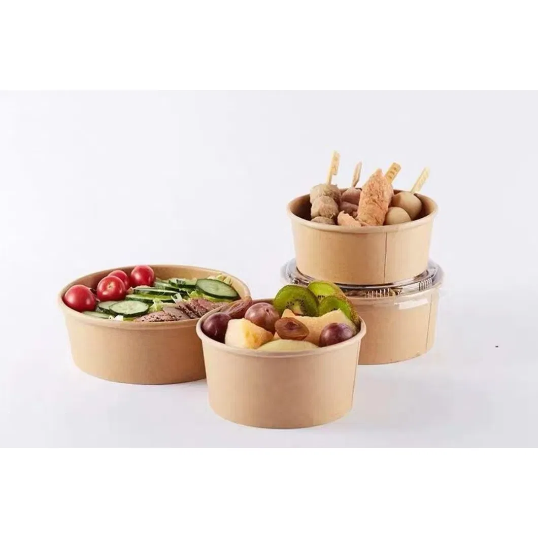 Caixa de comida para viagem biodegradável para serviços de catering ecológicos