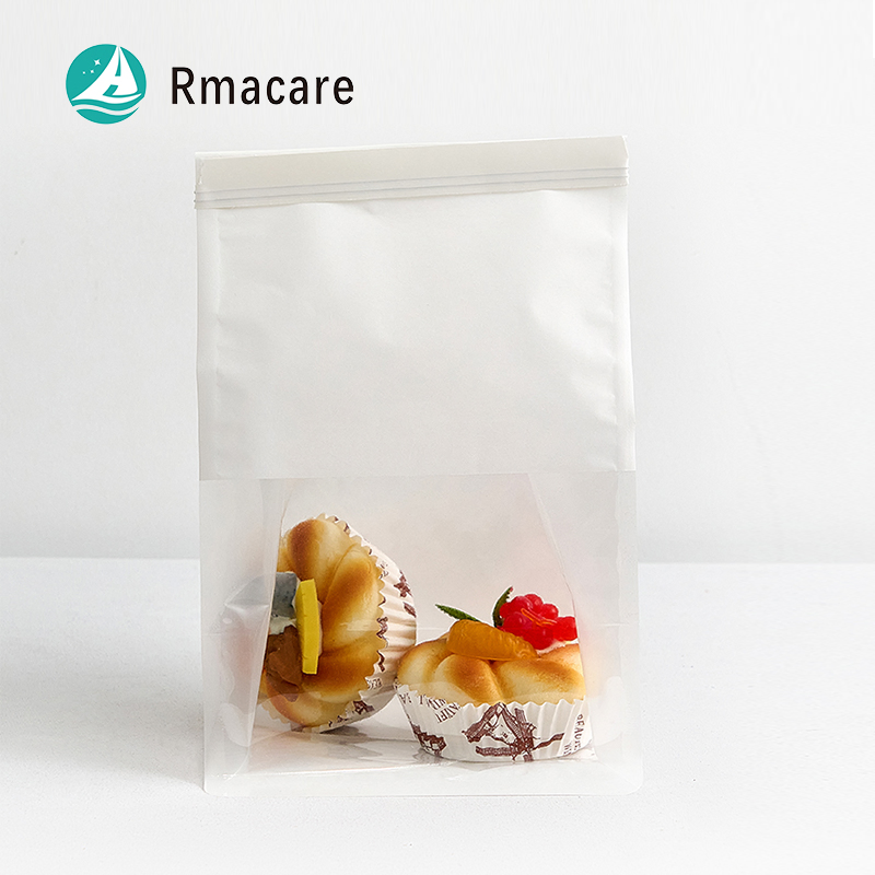 Saco de Papel Resistente à Gordura Biodegradável à Prova de Umidade Armazenamento de Pão Torrada Para Viagem Padaria Evitar Óleo Almoço Cozimento Embalagem de Alimentos
