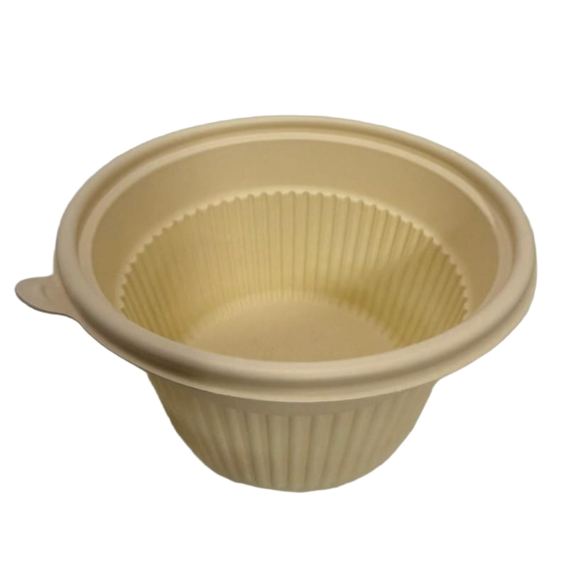 Atacado 100% Biodegradável Compostável Personalizado Papel Polpa Cana-de-açúcar Embalagem para Alimentos para Viagem