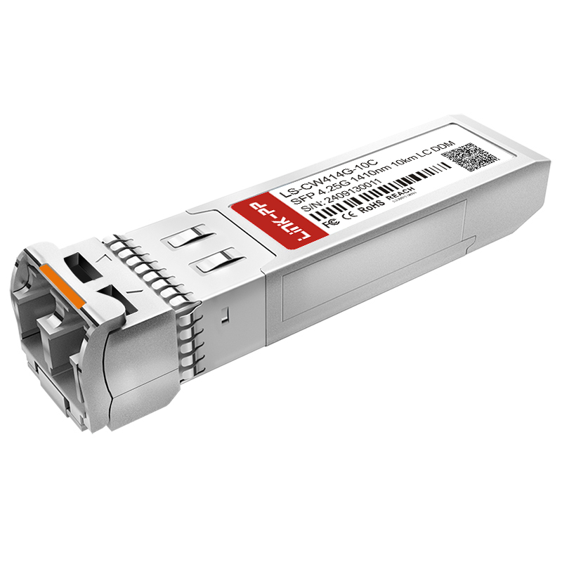 Single Mode 1270nm-1610nm 4G CWDM SFP Module 10km DDM Duplex LC SMF Optical Transceiver