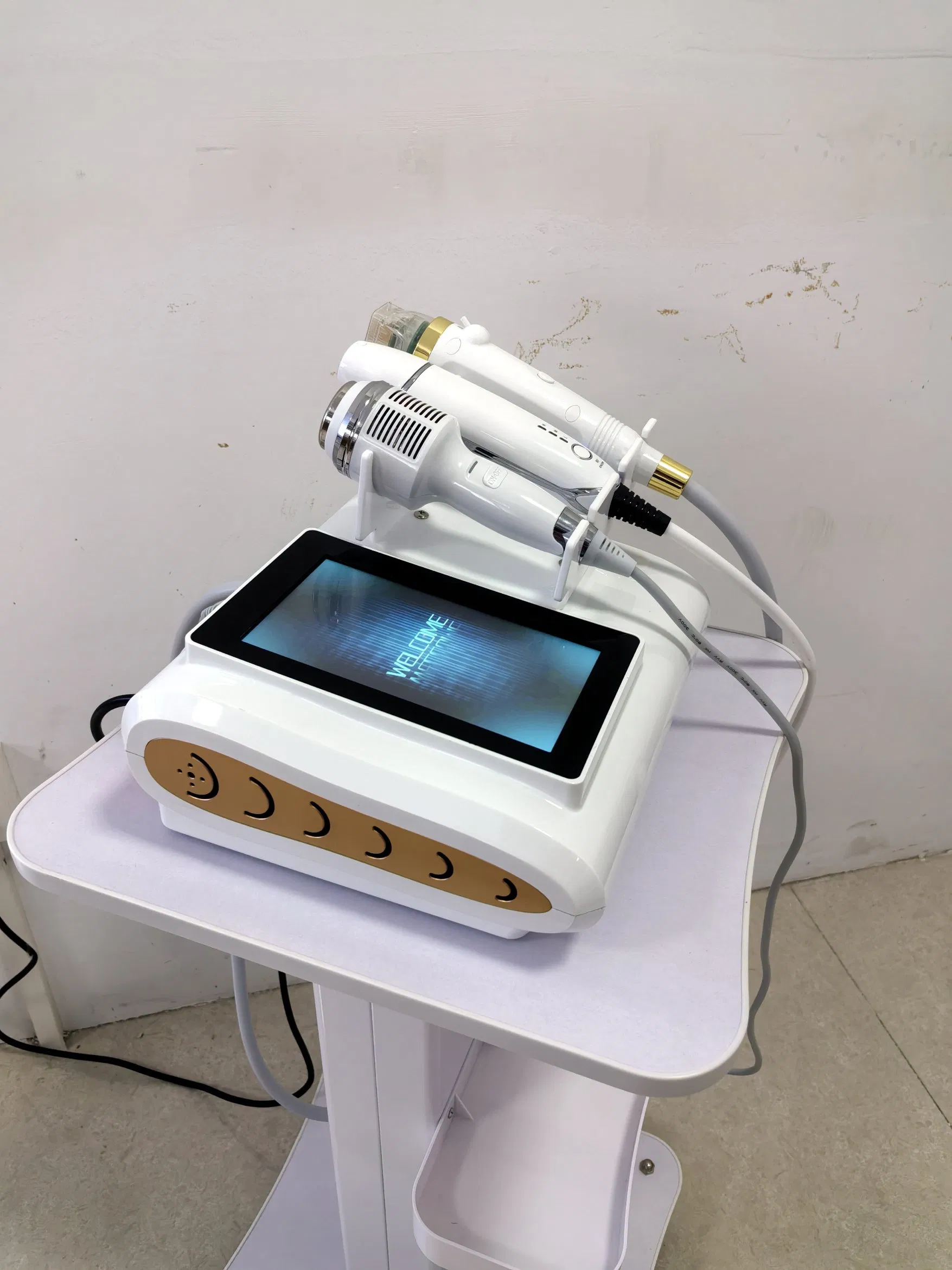 Gold RF-Hifu Microneedle 3-in-1 Facial Treatment Machine