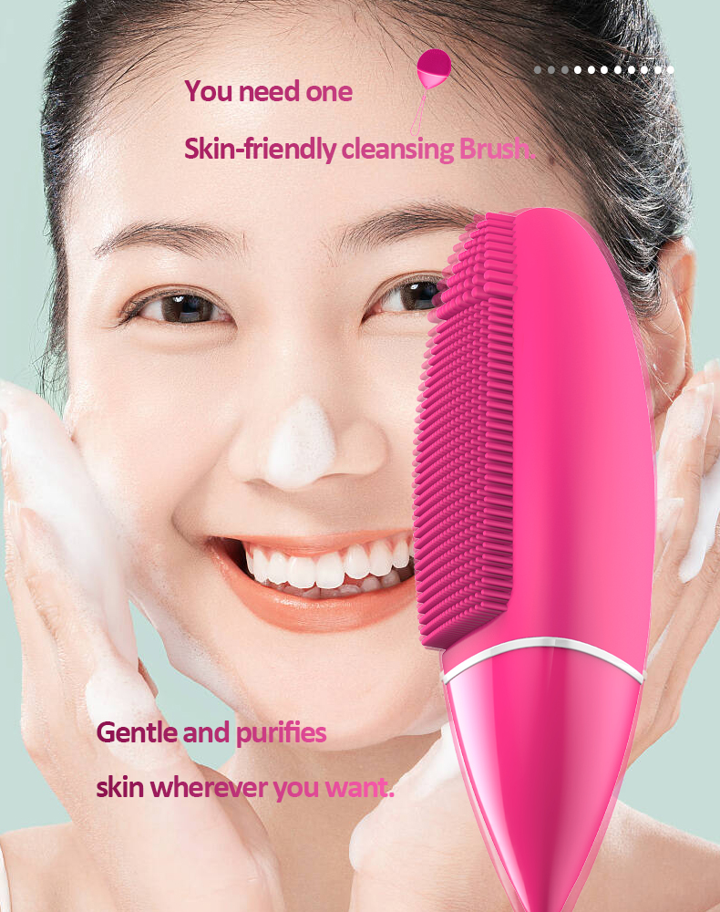 Silicone Face Cleansing Brush Details 2
