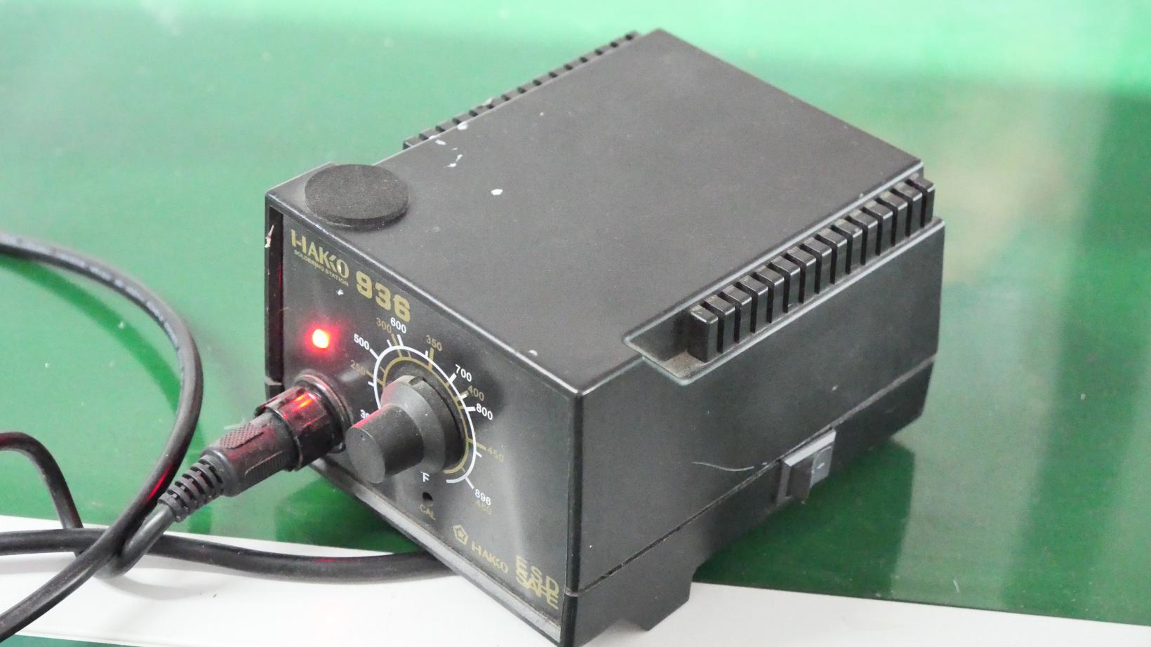 Luminor Beauty solder station — precision PCB soldering for electronic beauty device components