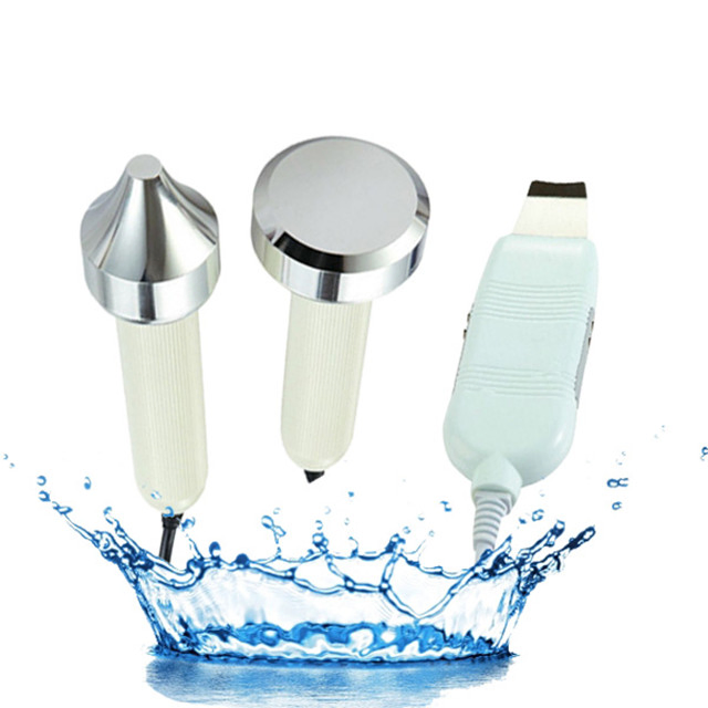 Portable 2in1 Ultrasonic Skin Scrubber for Face Care (F37)