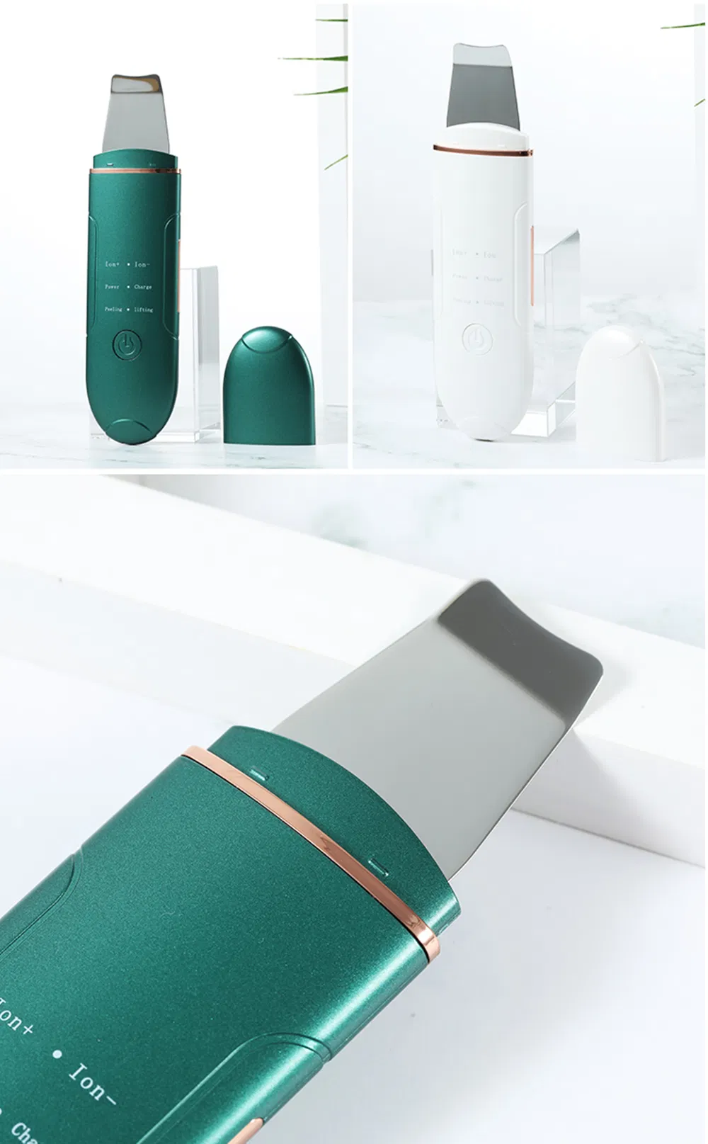 Vibrating Clean Massage Face Brush Ultrasonic Skin Scrubber Facial Cleansing Device for Skin Rejuvenation