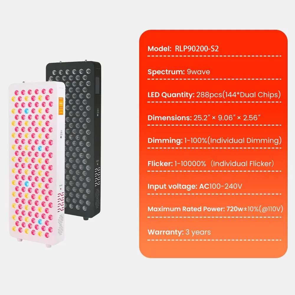 Music Playback LED Red Light Therapy Panel for Home Skin Beauty, OEM ODM Infrared Lamp Pain Relief Wrinkle Reduction PDT Device Factory Wholesale