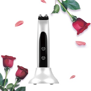 EMS Microcurrent Electric Vibration Eye Massager Anti-Wrinkle Skin Tightening Face Lift Device with Dark Circle Remover Feature