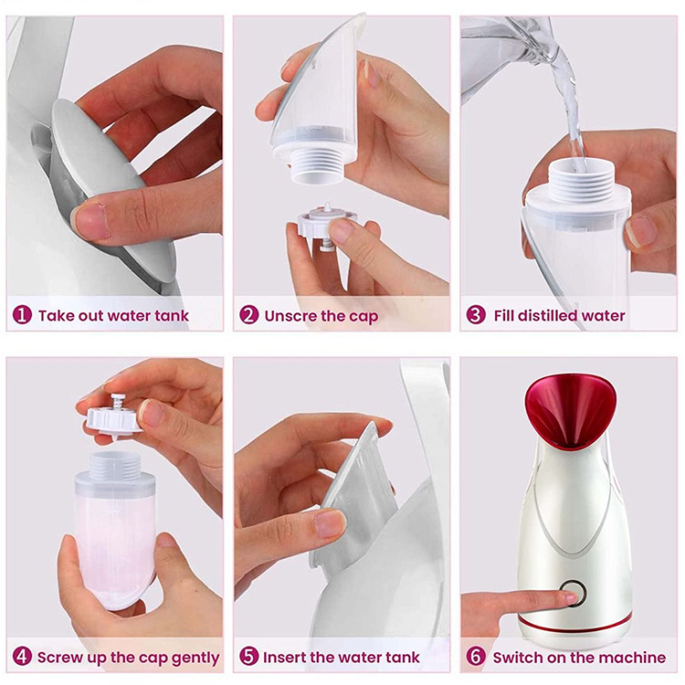 Hot Sale Household Appliances Face Care Vapozone Facial Steamer Professional Other Home Use Beauty Equipment Facial Steamer