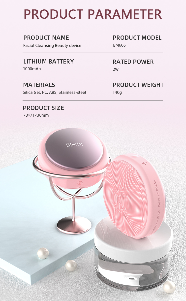 Facial Cleansing Device Skincare Application