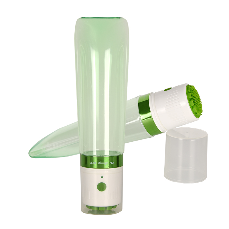 Deep Cleansing Silicone Facial Electric Brush Massager Vibration Sonic 120ml Plastic Capacity Free Samples Available