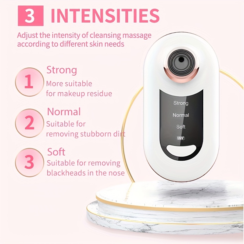 Dropshipping Upgraded Hand Held Small Blackhead Remover Pore Vacuum Electric Comedone Whitehead Extractor 5 Suction Spa