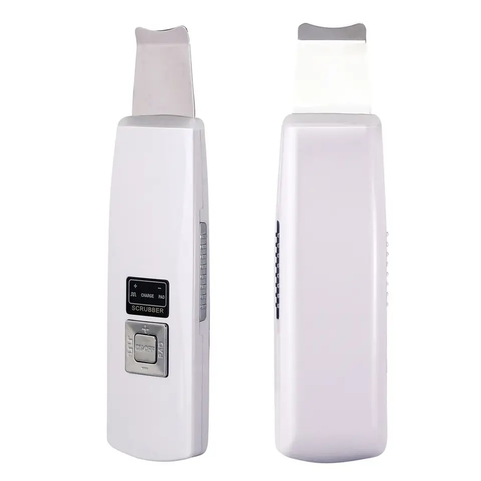 Ultrasonic Blackhead Pore Remove Facial Deep Cleaning 4 Mode Skin Care Tool Silicone Cover Skin Spatula Skin Scrubber