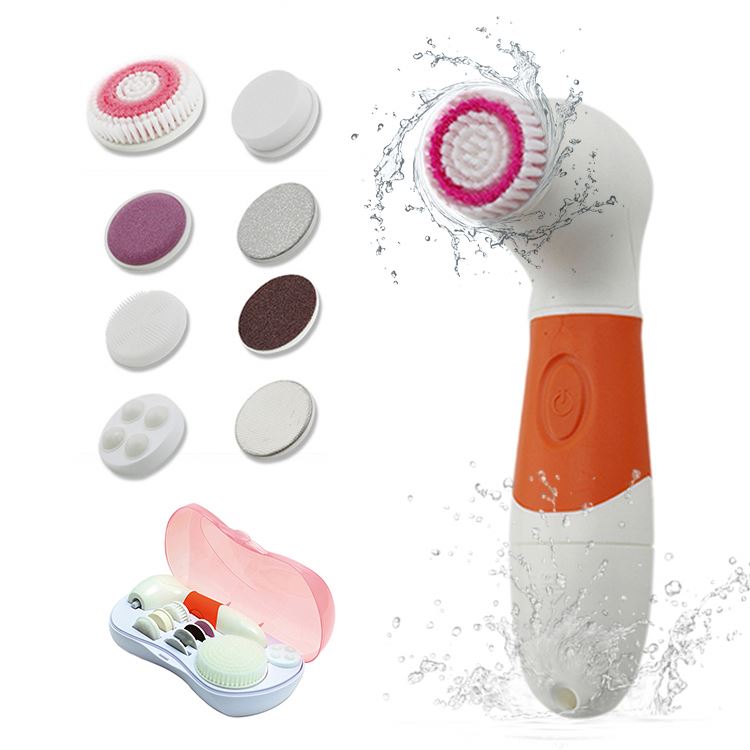 Electric Facial Cleansing Brush Face Massage Skin Care Silicone Vibration Cleaner Deep Pore Cleaning Skin Beauty Tool