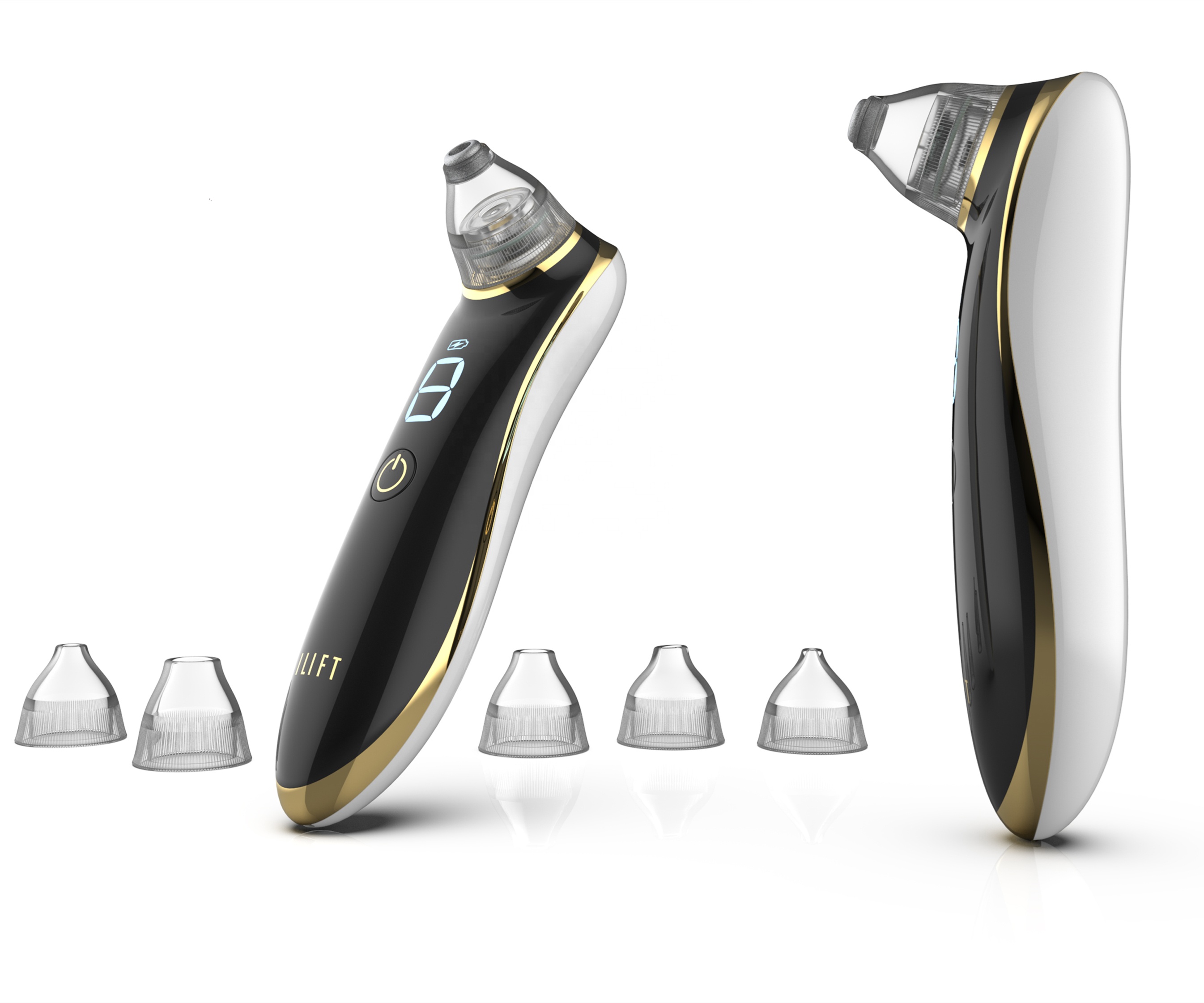 Custom Logo Electric Blackhead &amp; Acne Oil Remover Machine Vacuum Suction Face Pore Cleaner Facial Beauty Device US Plug