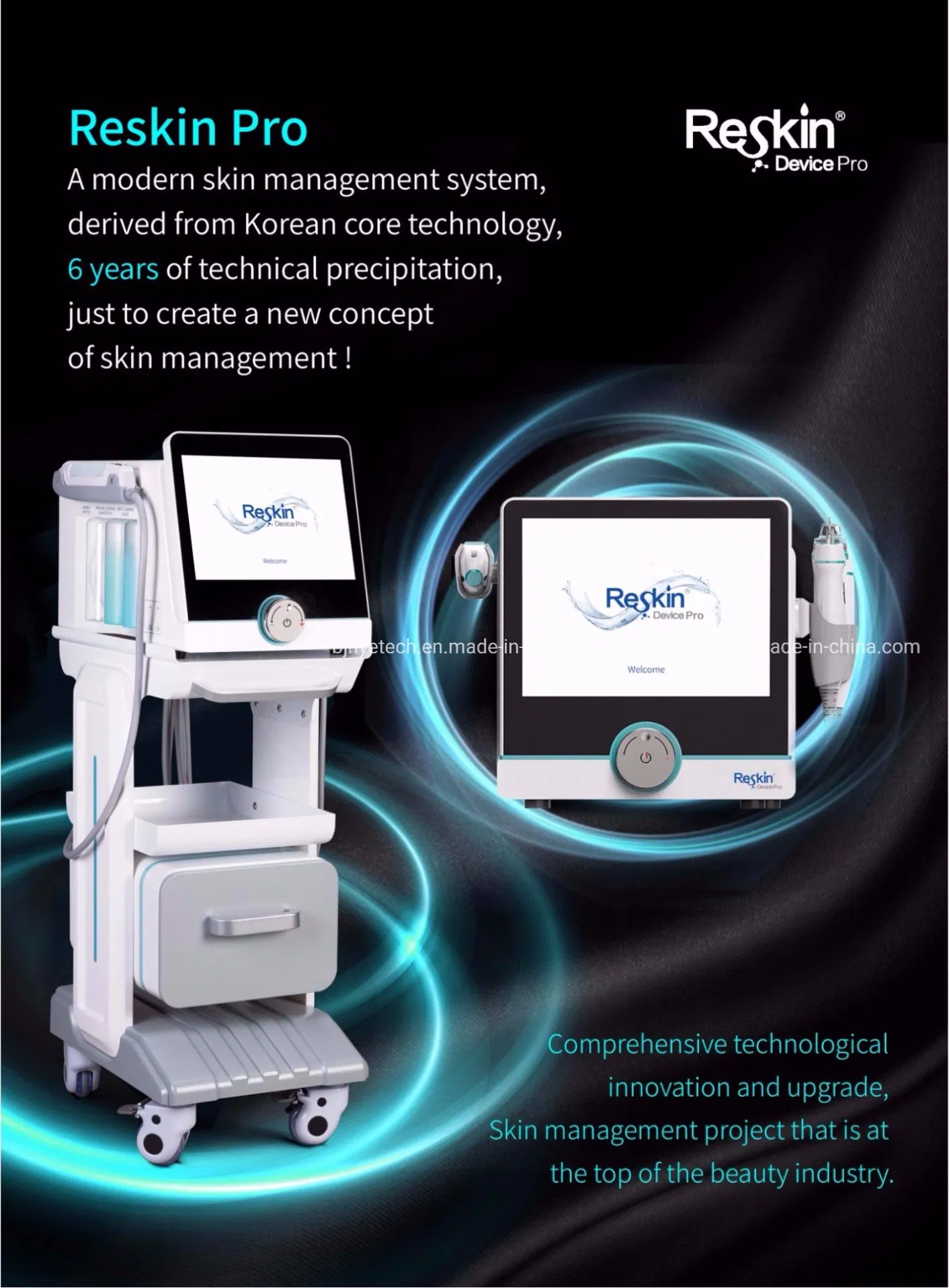 2023 Professional Aesthetic PDT RF Ultrasound Hydro Diamond Dermabrasion Oxygen Face SPA Hydra Aqua Facial Peel Facial Machine with CE