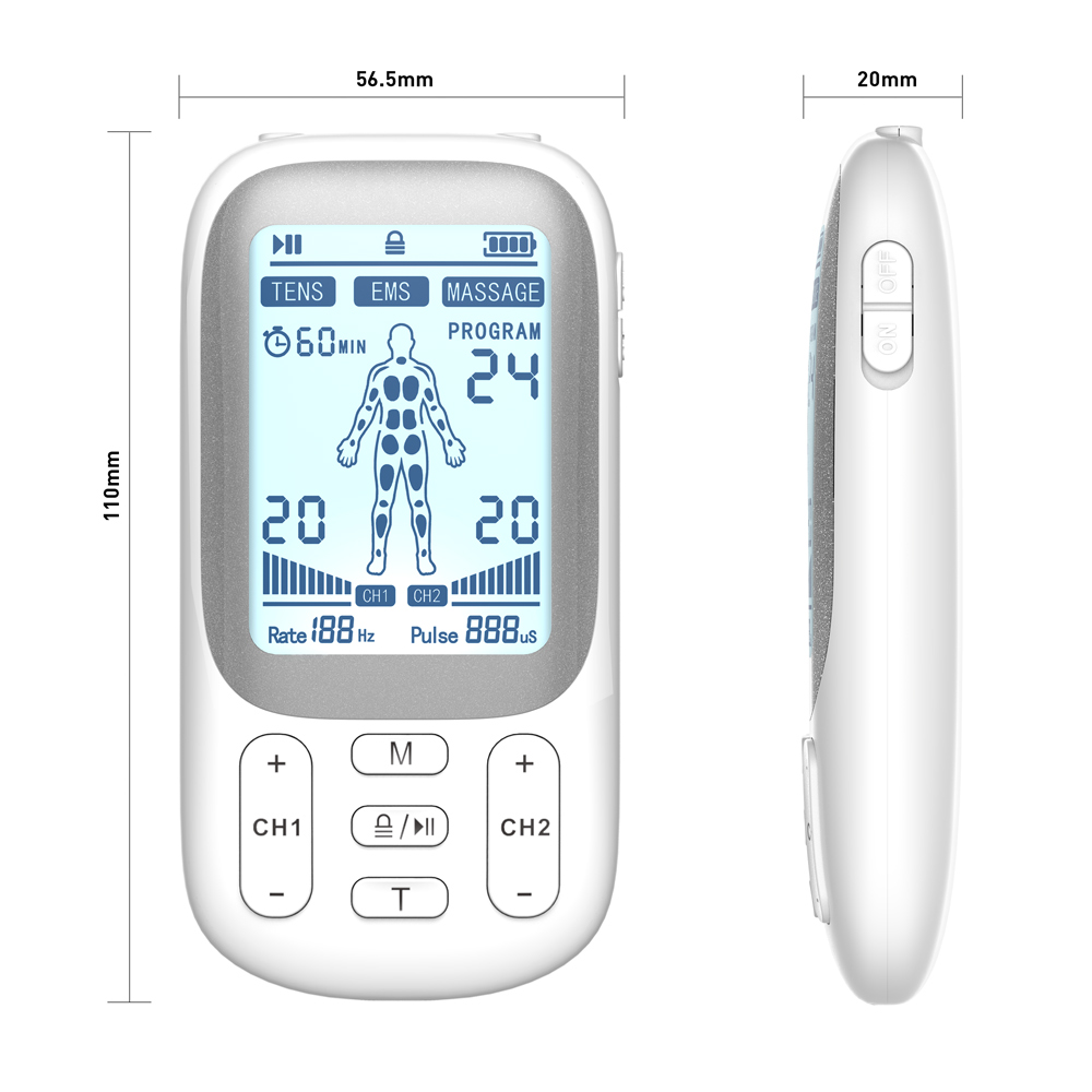 Tens Massager Pulse EMS Muscle Stimulator For Pain Relief Therapy Body Massager Acupuncture Electric Therapy Massage