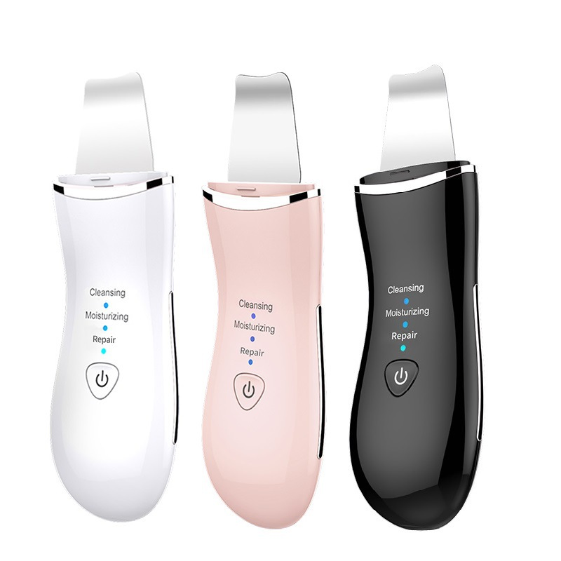Portable Ultrasonic Skin Scrubber for Face Cleansing &amp; Moisturizing