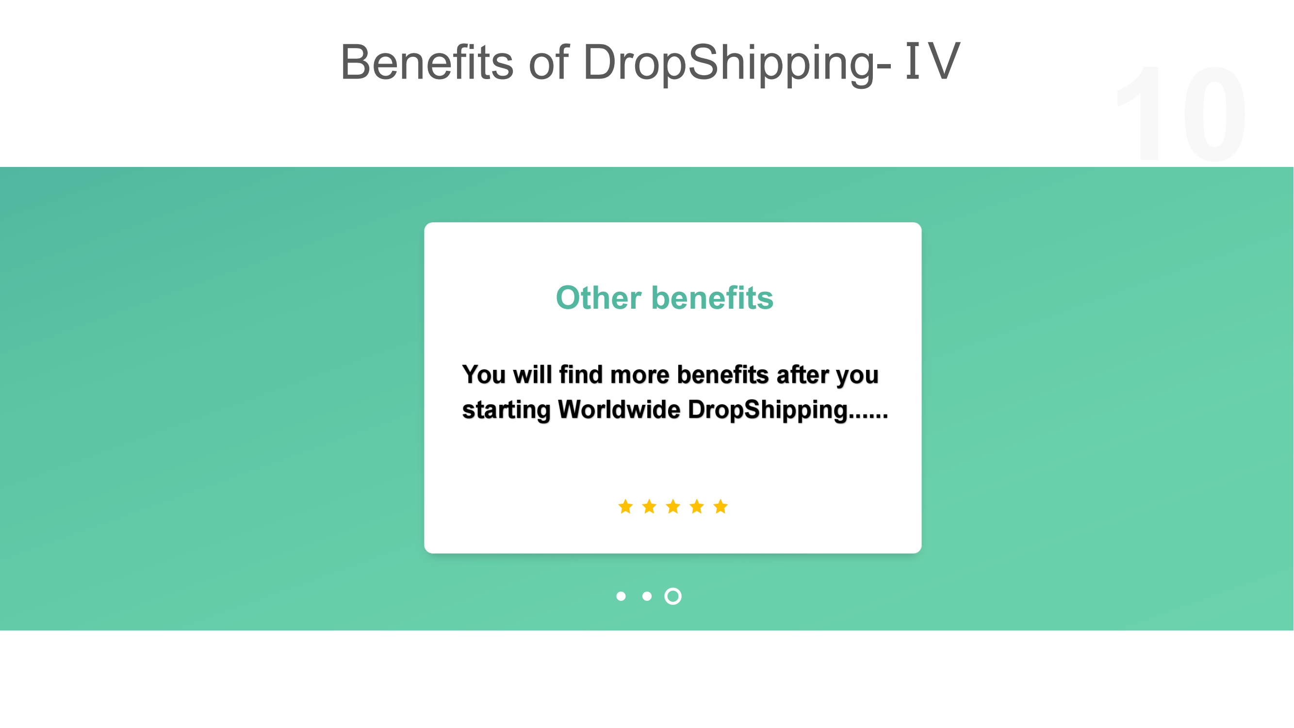 DropShipping Advantage 6