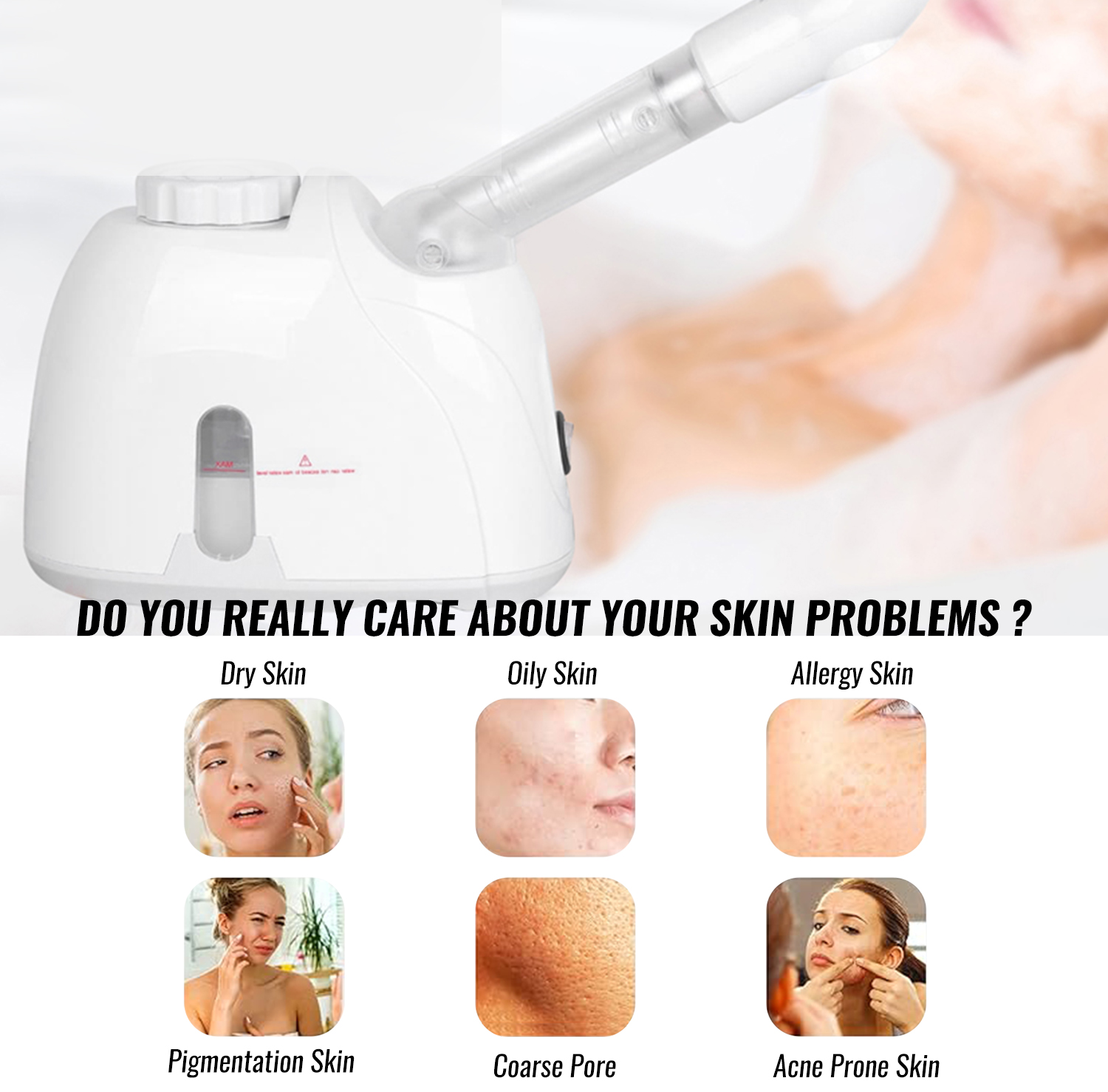 KSKIN OEM/ODM Custom USB-Powered Electric Nano Facial Steamer Ionic Technology Portable Professional Face Mist Spray Outdoor Car
